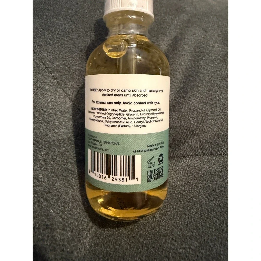 Vitamins and Sea Beauty Restorative Facial Serum Sea Salt Collagen Peptides 2oz